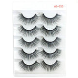 5 Pairs Faux Mink Hair False Eyelashes
