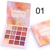 1PC 16Color/Set Profesional Matte Eyeshadow Pallete Long Lasting Waterproof Eye Shadow Natural Eye Makeup Palette Comestic TSLM2