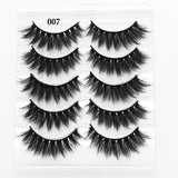 5 Pairs Faux Mink Hair False Eyelashes