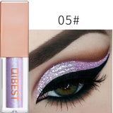 Heng Fang New Liquid Waterproof Diamond Glitter Eyeshadow Makeup White Copper Colors Shimmer Eye Shadows Beauty