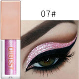 Heng Fang New Liquid Waterproof Diamond Glitter Eyeshadow Makeup White Copper Colors Shimmer Eye Shadows Beauty