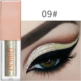 Heng Fang New Liquid Waterproof Diamond Glitter Eyeshadow Makeup White Copper Colors Shimmer Eye Shadows Beauty