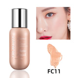 10 color Liquid Face Foundation Makeup Coverage  Natural Foundation