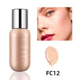10 color Liquid Face Foundation Makeup Coverage  Natural Foundation