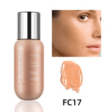10 color Liquid Face Foundation Makeup Coverage  Natural Foundation