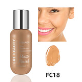 10 color Liquid Face Foundation Makeup Coverage  Natural Foundation