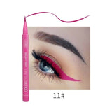 QIBEST 12 Colors Waterproof Shimmer Pigment Eyeliner