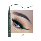 QIBEST 12 Colors Waterproof Shimmer Pigment Eyeliner
