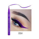 QIBEST 12 Colors Waterproof Shimmer Pigment Eyeliner