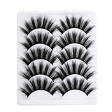 5 pairs 5D Mink Eyelashes Natural False Eyelashes