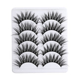 5 pairs 5D Mink Eyelashes Natural False Eyelashes