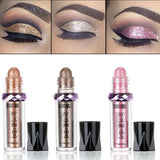 Women Makeup Glitter Long-lasting Waterproof Eyeshadow Rollers Pigment Loose Powder Eye Shadow Makeup Supplies