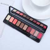 10 Colors Geometric Eyeshadow Palette Matte Glitter Mermaid Makeup Pallete Diamond Shimmer Eye Shadow Women Cosmetics TSLM1