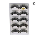 3D 5 Pairs Eyelashes Hand
