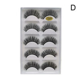 3D 5 Pairs Eyelashes Hand