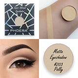PHOERA 12 Colors Matte Eye Shadow Waterproof Long-lasting Monochrome Eyeshadow Women Professional Beauty Make Up Cosmetic TSLM2