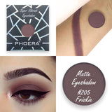 PHOERA 12 Colors Matte Eye Shadow Waterproof Long-lasting Monochrome Eyeshadow Women Professional Beauty Make Up Cosmetic TSLM2