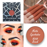 PHOERA 12 Colors Matte Eye Shadow Waterproof Long-lasting Monochrome Eyeshadow Women Professional Beauty Make Up Cosmetic TSLM2