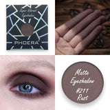 PHOERA 12 Colors Matte Eye Shadow Waterproof Long-lasting Monochrome Eyeshadow Women Professional Beauty Make Up Cosmetic TSLM2