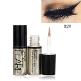Portable eyeshadow pallete charm shine eyeliner eyeliner pen gold carat diamond lying silk eyeliner powder powderY808