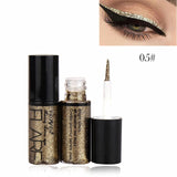 Portable eyeshadow pallete charm shine eyeliner eyeliner pen gold carat diamond lying silk eyeliner powder powderY808