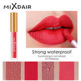MIXDAIR Lipstick Matte Waterproof Nude Lip Stick Makeup 4 Colors
