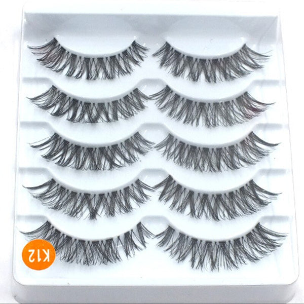 5 Pairs Natural False Eyelashes