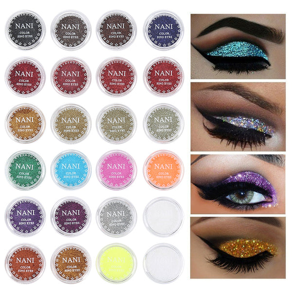 1 Box Makeup Eye Shadow Soft Glitter Shimmering Colors Eyeshadow Metallic Eye Cosmetic for All Kinds of Skin Drop Shipping TSLM1