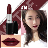 Top Quality MYG Matte Lipstick professional Lips Makeup Long-lasting Waterproof  Lipstick Red Nude Chili Diva Lipstick