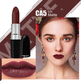 Top Quality MYG Matte Lipstick professional Lips Makeup Long-lasting Waterproof  Lipstick Red Nude Chili Diva Lipstick