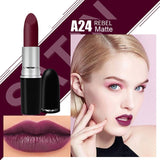 Top Quality MYG Matte Lipstick professional Lips Makeup Long-lasting Waterproof  Lipstick Red Nude Chili Diva Lipstick
