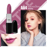 Top Quality MYG Matte Lipstick professional Lips Makeup Long-lasting Waterproof  Lipstick Red Nude Chili Diva Lipstick