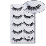 SEXYSHEEP 5Pairs 3D Mink Hair False Eyelashes
