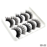 SEXYSHEEP 5Pairs 3D Mink Hair False Eyelashes