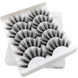 SEXYSHEEP 5Pairs 3D Mink Hair False Eyelashes