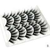 5Pair Mink Hair False Eyelashes Natural