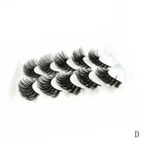 5Pair Mink Hair False Eyelashes Natural