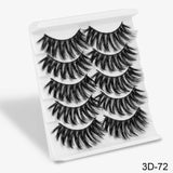 SEXYSHEEP 5Pairs 3D Mink Hair False Eyelashes